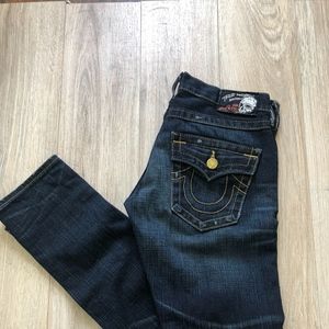 True Religion Button Fly Cameron Jeans size 24